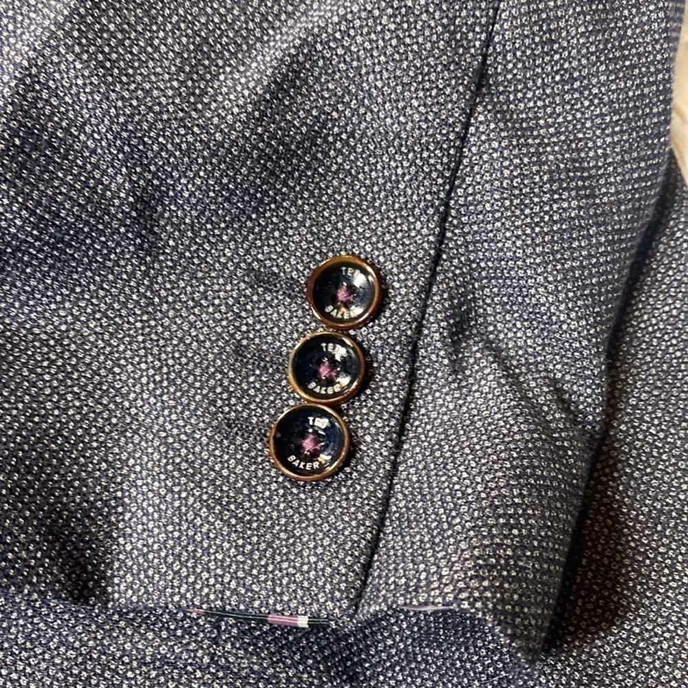 ted baker two tone unconstructed blazer size 6 - Picture 3 of 10